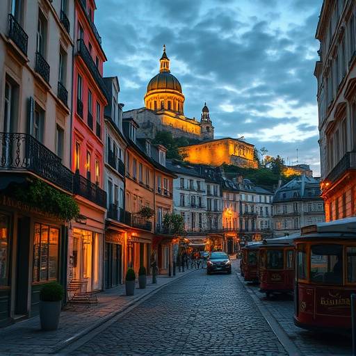 Ruelles pav√©es de Montmartre, Paris